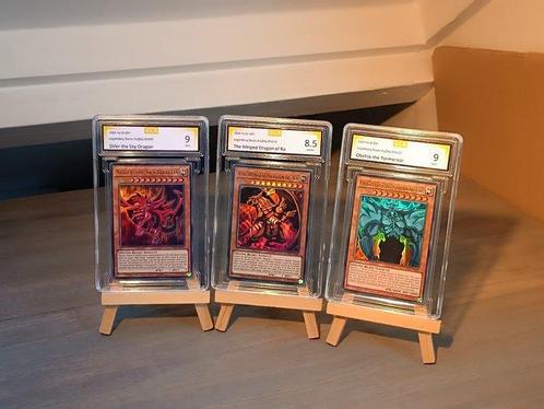 Konami - 3 Card - The Winged Dragon of Ra, Obelisk the, Verzamelen, Overige Verzamelen