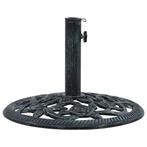 vidaXL Socle de parasol Vert 9 kg 40 cm Fonte, Verzenden, Neuf