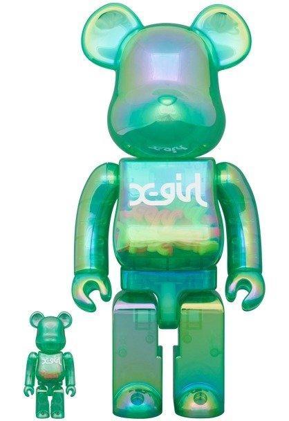 Medicom Toy Be@rbrick - 400% & 100% Bearbrick Set - X-girl, Antiek en Kunst, Kunst | Schilderijen | Modern