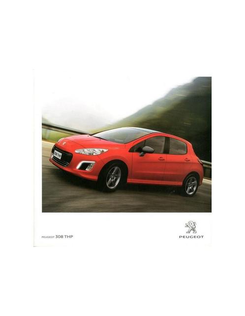 2012 PEUGEOT 308 THP BROCHURE PORTUGEES, Boeken, Auto's | Folders en Tijdschriften