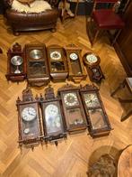 Pendule (9) - Hout - 1880-1950 - Verzameling van 9, Antiek en Kunst