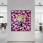 Timo Wedell (1994) - Lila Botschaft Like Banksy - XL · No