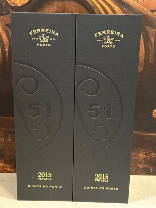 2015 Ferreira - Vintage Port -  Porto  - 2 Flessen (0.75, Collections, Vins