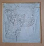 Hector Nava (1873-1940) - Contadino e carro di buoi