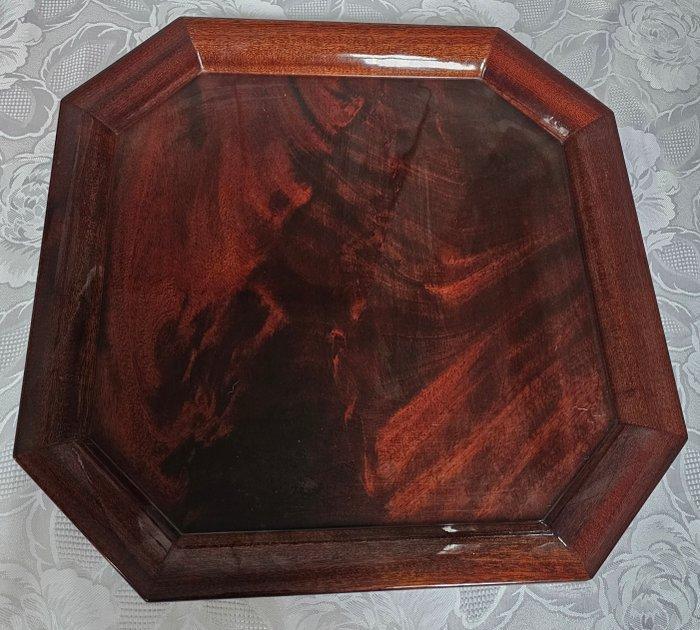 Dienblad - Kersenhout - Dienblad kersenhout, Antiek en Kunst, Curiosa en Brocante