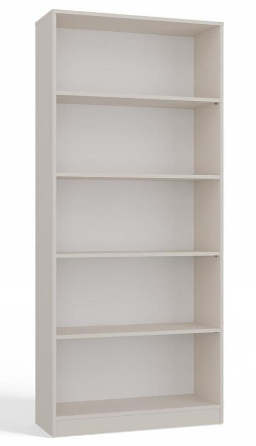 Boekenkast creme 80 cm breed  4 legplanken (Boekenkasten), Huis en Inrichting, Kasten | Boekenkasten, 25 tot 50 cm, Nieuw, Overige houtsoorten
