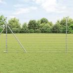 vidaXL Weidehekwerk Zilver 25 x 1.4 m Gegalvaniseerd staal, Verzenden, Nieuw