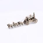 J. Niekerk - Gouden koets - Miniatuur figuur - .835 zilver