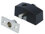 Oplegslot smal met cilinderslot SKG1® zwart, Doe-het-zelf en Bouw, Nieuw, Overige materialen, Klink of Kruk