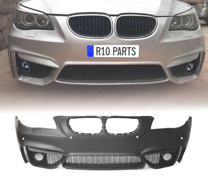 PARE-CHOCS FRONTAL BMW E60 E61 07-10 LOOK M4 PDC GRILLES ANT, Auto-onderdelen, Carrosserie, Verzenden