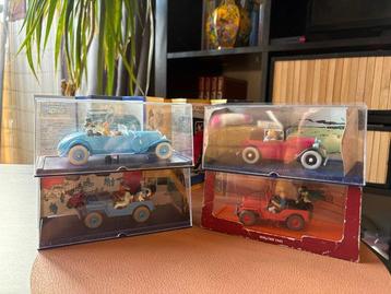 Moulinsart - Ensemble de 6 voitures 1/43e - Tintin beschikbaar voor biedingen