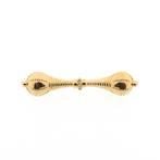 Gouden broche van een mutsenbel (mutsenbel broche, 585), Handtassen en Accessoires, Broches, Ophalen of Verzenden, Gebruikt, Overige kleuren