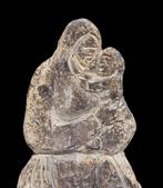 Post-middeleeuws - Plaquette en lood - Maagd met Kind - 17e