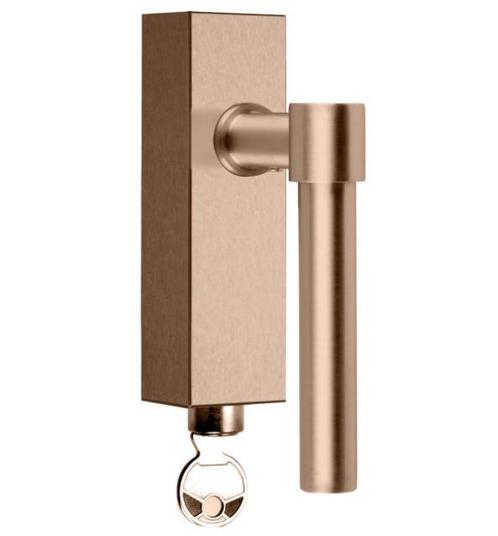 Draaikiepgarnituur PIET BOON PBL15-DKLOCK PVD licht brons, Doe-het-zelf en Bouw, Hang- en Sluitwerk, Klink of Kruk, Nieuw, Overige materialen