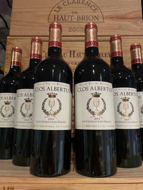 2014 Clos Albertus - Saint-Émilion - 6 Flessen (0.75 liter), Collections, Vins