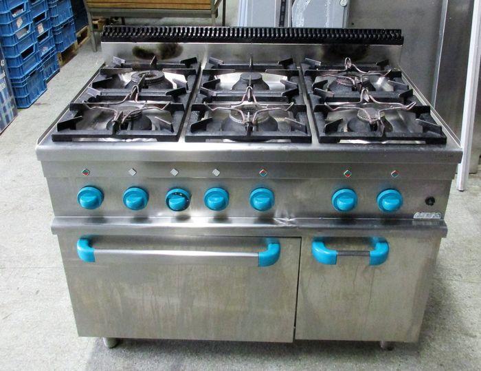 MBM Gasfornuis met 6 branders en oven, 110cm, Elektronische apparatuur, Fornuizen