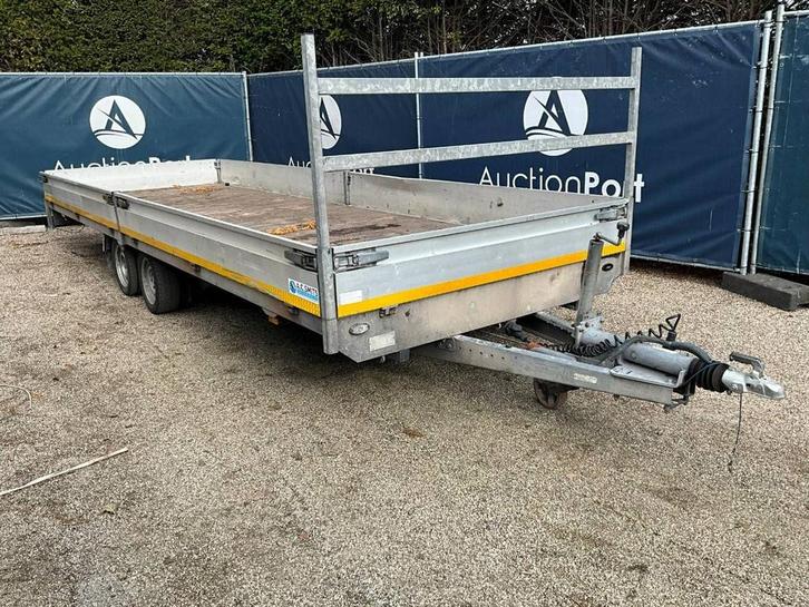 Veiling: Plateauwagen Henra PL35FS/SL 2013 3500kg, Auto diversen, Aanhangers en Bagagewagens, Ophalen