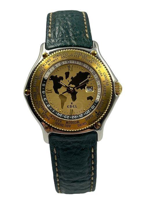 Ebel - Voyager World Timer 18K Gold Bezel Map Dial -, Handtassen en Accessoires, Horloges | Heren