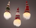 Led gnoom, santa 20 cm, warm wit, batterij en timer, voor, Huis en Inrichting, Nieuw