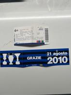 Inter Super Coppa Italia 2010 - VIP-tribune en folder Treble, Nieuw