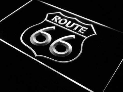 Route 66 neon bord lamp LED cafe verlichting reclame lichtba, Huis en Inrichting, Lampen | Overige, Nieuw, Verzenden