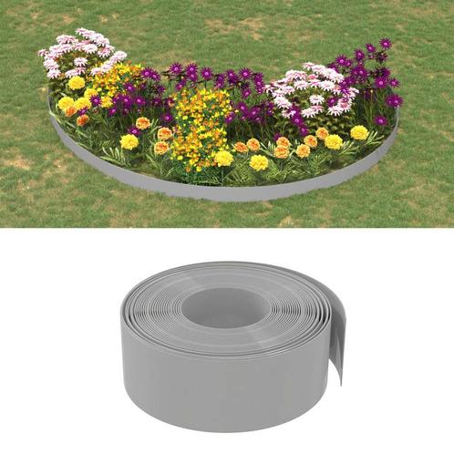 vidaXL Tuinranden 5 st 10 m 20 cm polyetheen grijs, Tuin en Terras, Bielzen en Borduren, Nieuw, Verzenden