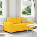 vidaXL Loveseat Sofa Lichtgeel 120 cm Corduroy Stof, Verzenden, Nieuw