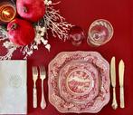 Tablecloth for large tables, with an elegant intense red