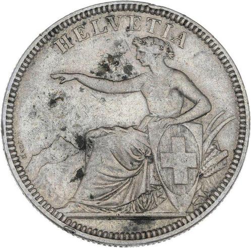 Zwitserland. 5 Francs 1874-B Helvetia, Postzegels en Munten, Munten | Europa | Niet-Euromunten