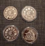 Nederland, Luxemburg, Malta. 1 Ounce Na 2000, 4 stuks