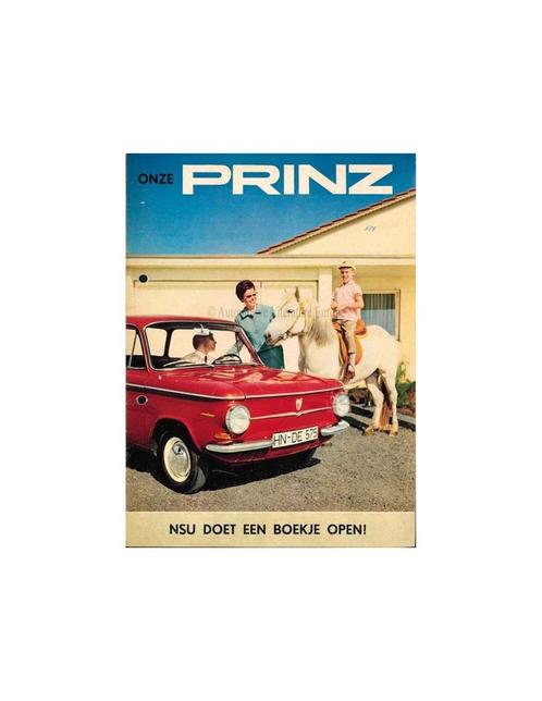 1965 NSU PRINZ 4 BROCHURE NEDERLANDS, Livres, Autos | Brochures & Magazines, Enlèvement ou Envoi