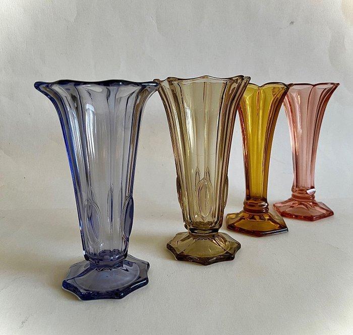 Val Saint Lambert - Charles Graffart en René Delvenne - Vaas, Antiquités & Art, Art | Objets design