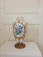Vase - H. 30 cm - Verre émaillé, Antiek en Kunst, Antiek | Glaswerk en Kristal