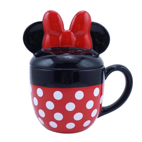 Minnie Mouse 3D Mok met Deksel, Verzamelen, Disney, Ophalen of Verzenden