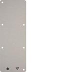 Hager Berker 3-gaats voetplaat - brandwerend - opbouw - wit, Doe-het-zelf en Bouw, Verzenden, Nieuw