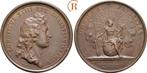 Brons medaille von J Mauger 1661 Frankreich: Ludwig Xiv,..., Verzenden