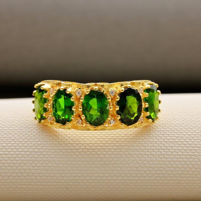 Zonder Minimumprijs - Ring Zilver - 1.00ct. tw. Gemengde, Handtassen en Accessoires, Ringen