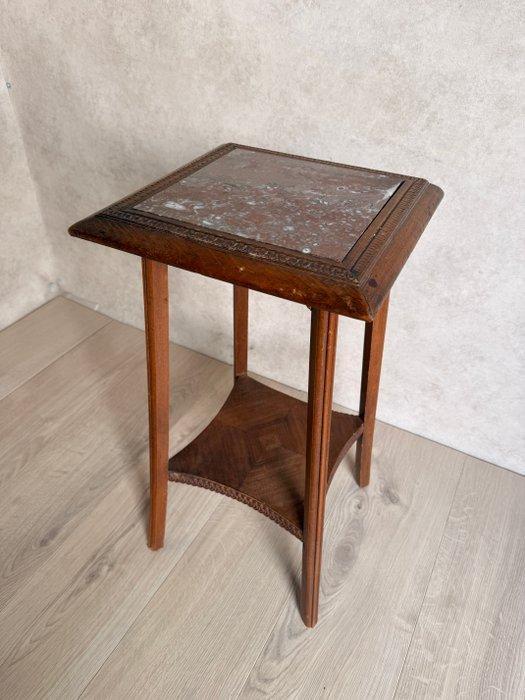 Bijzettafel - Hout, Marmer - Art Deco, Antiek en Kunst, Kunst | Designobjecten