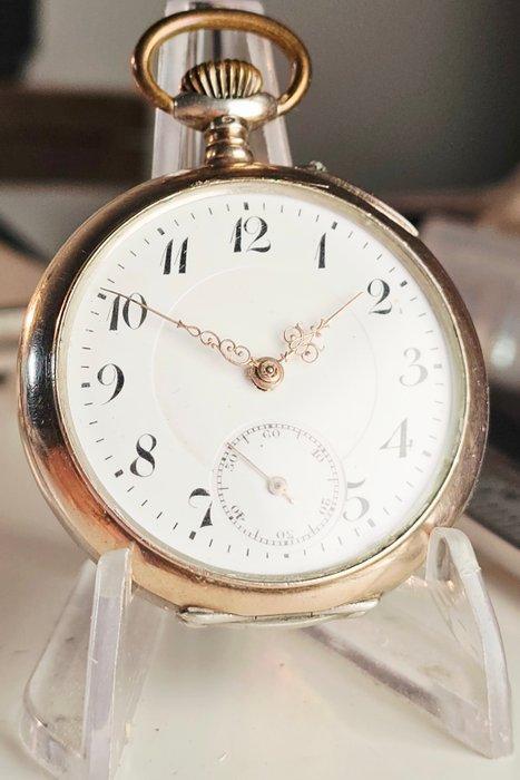 Remontoir - Cylinder 10 rubis - 28651 - 1900-1949, Handtassen en Accessoires, Horloges | Heren