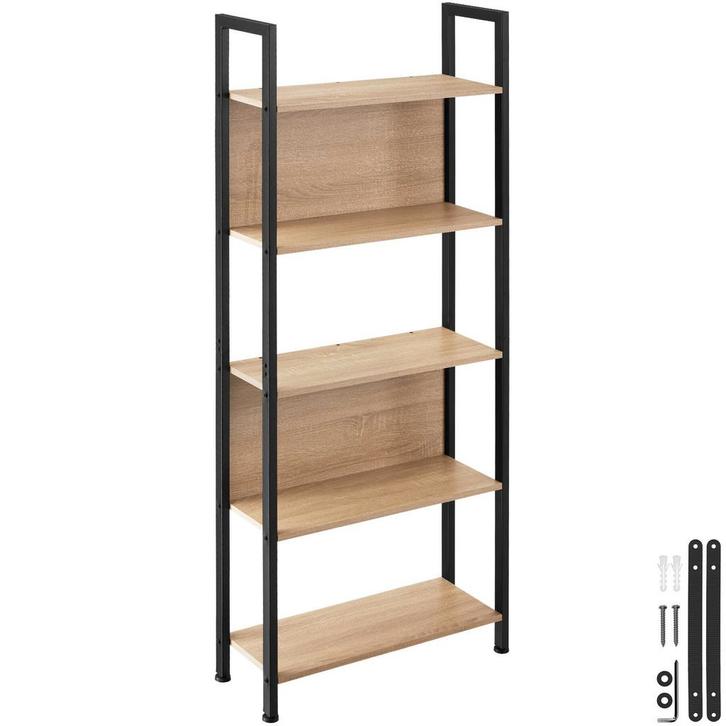 tectake Wandrek Westport 62x24x165,5cm - Industrieel licht h, Huis en Inrichting, Overige Huis en Inrichting, Verzenden