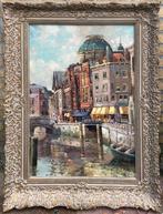 Jan Gerard Smits (1823-1910) - Stadsgezicht van Rotterdam NO, Antiek en Kunst
