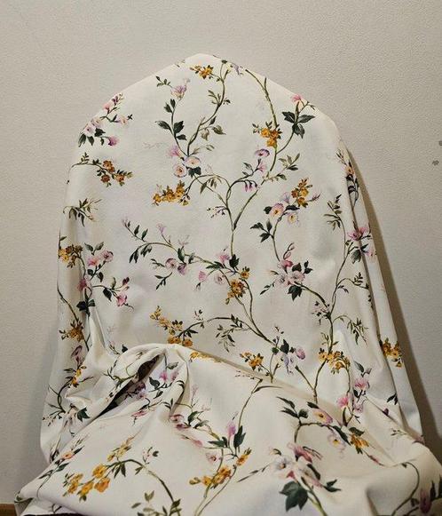 Art Nouveau Toile de Jouy bloemmotief Origineel, Antiek en Kunst, Antiek | Tapijten, Tafelkleden en Textiel