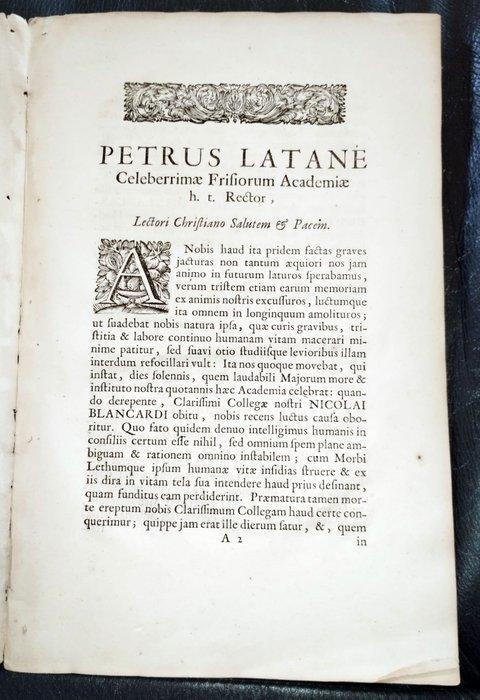 Johannes Regius - Oratio funebris decreto amplissimi senatus, Antiek en Kunst, Antiek | Boeken en Manuscripten