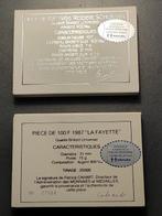 Frankrijk. Lote de 2 monedas (10 Francs 1986 Schuman y 100, Postzegels en Munten