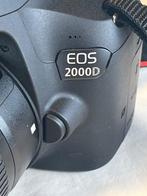 Canon EOS 2000 D + lens + lader + tas , als nieuw Appareil, Nieuw