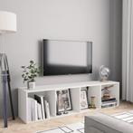 vidaXL Boekenkast/tv-meubel 143x30x36 cm wit, Nieuw, Verzenden