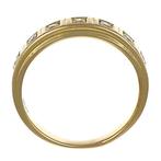 Bague - 18 carats Or jaune - 0.21ct. tw. Diamant (Naturelle), Handtassen en Accessoires, Ringen, Nieuw