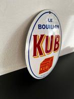 Kub bolvormig geëmailleerd reclamebord 20 × 14 cm -