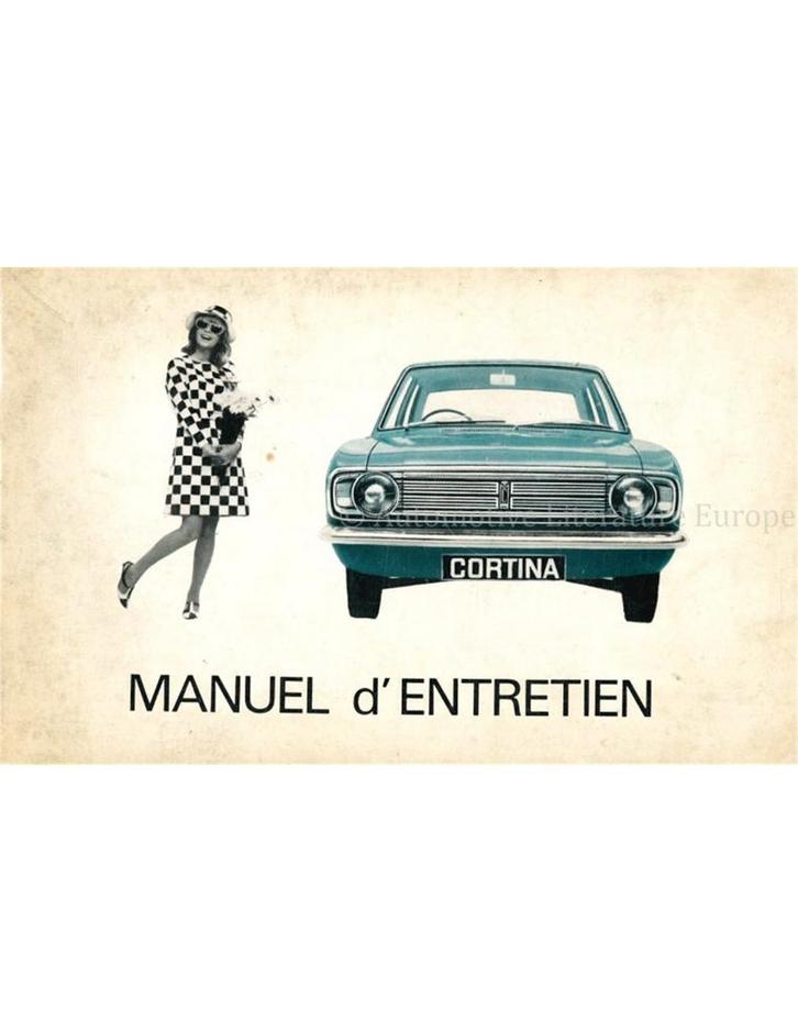 1966 FORD CORTINA INSTRUCTIEBOEKJE FRANS, Auto diversen, Handleidingen en Instructieboekjes