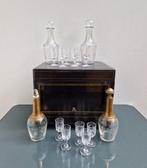 Armoire à liqueurs - Bois, Cristal, Laiton, Cave à liqueur